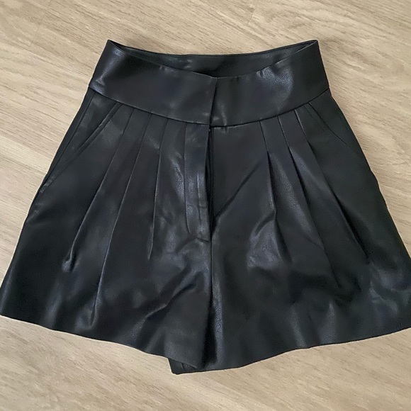 J.ING Pants - J.ING leather shorts